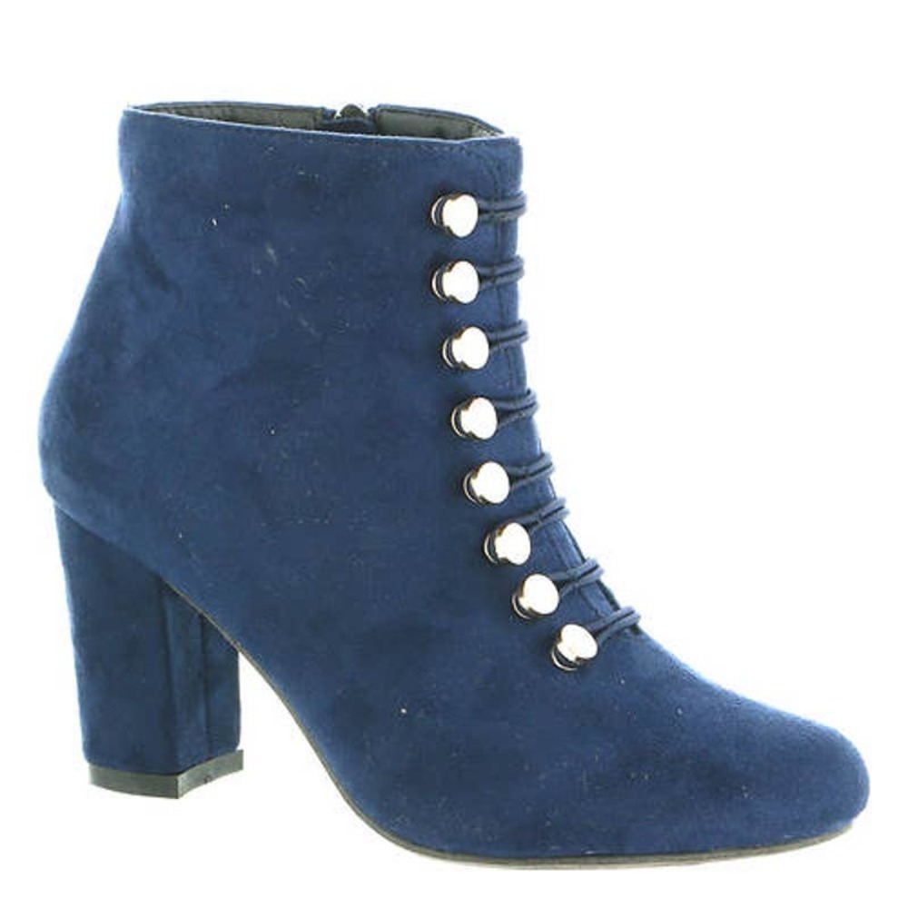 Animal Print Ankle Boots Buttons Leopard Ankle Boots Vintage Inspired Microsued
